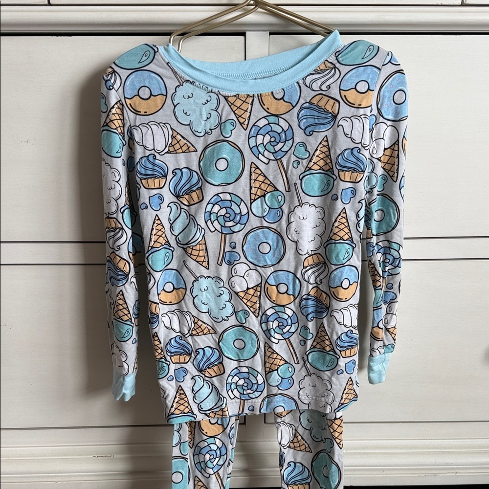 Little Sleepies Blue Sweet Treats Pajama Set